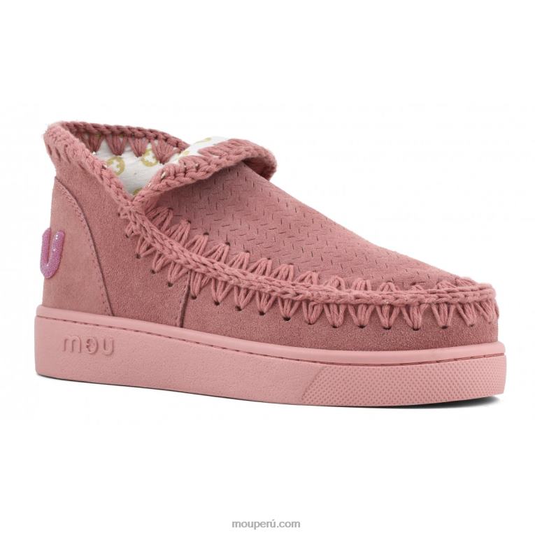 logotipo de brillo monocromático de zapatillas mujer 8DRXZ30 peonía Mou