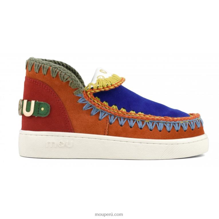 tenis color block mujer 8DRXZ57 multicolor Mou