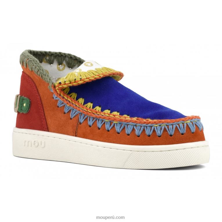 tenis color block mujer 8DRXZ57 multicolor Mou