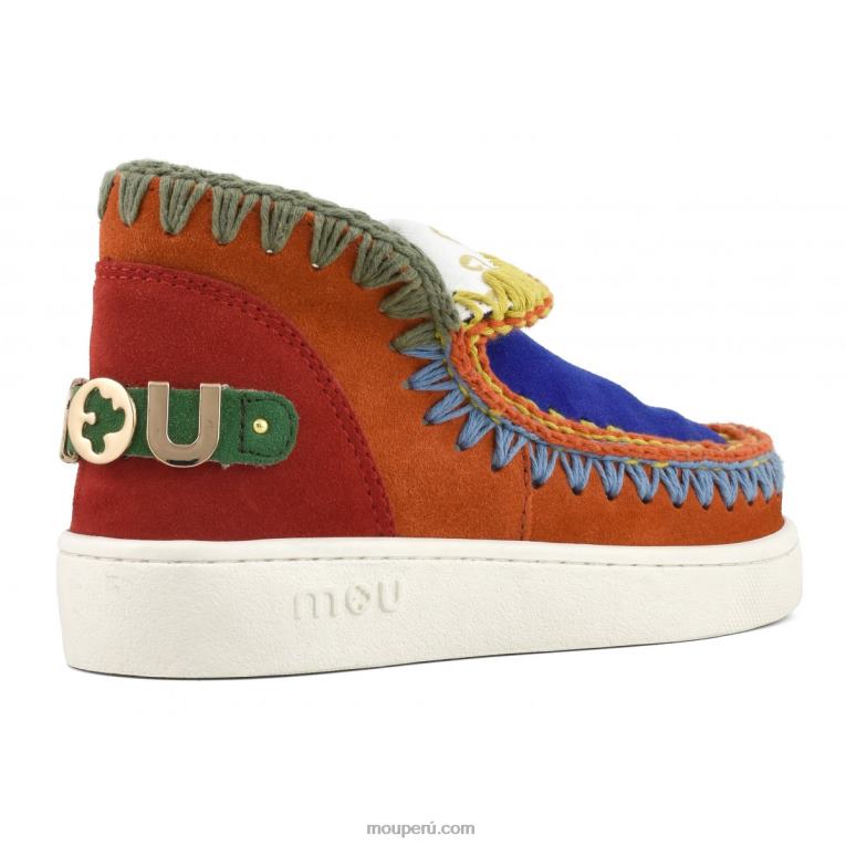 tenis color block mujer 8DRXZ57 multicolor Mou