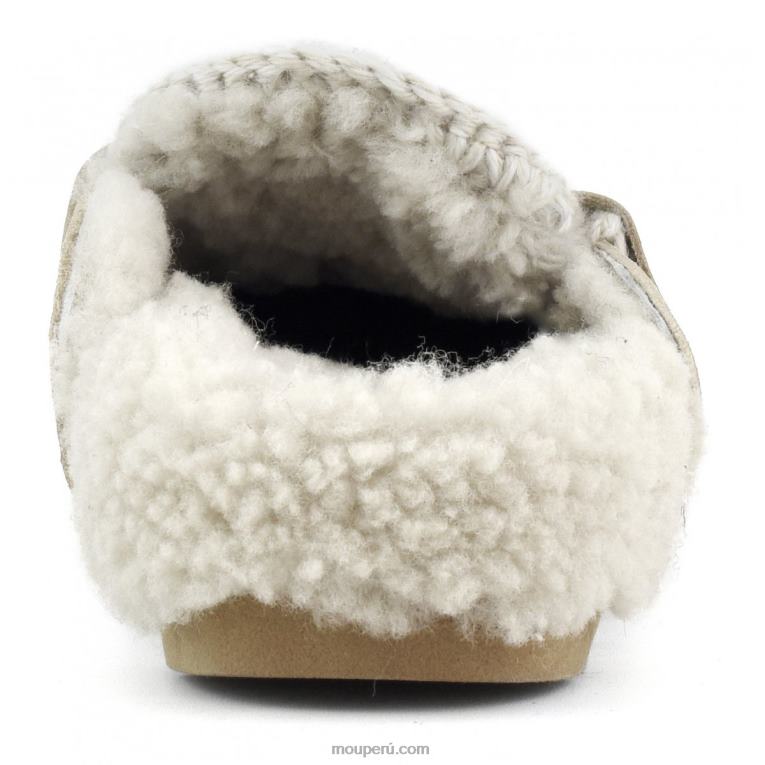 tobogán biológico de invierno mujer 8DRXZ421 blanco ceroso Mou