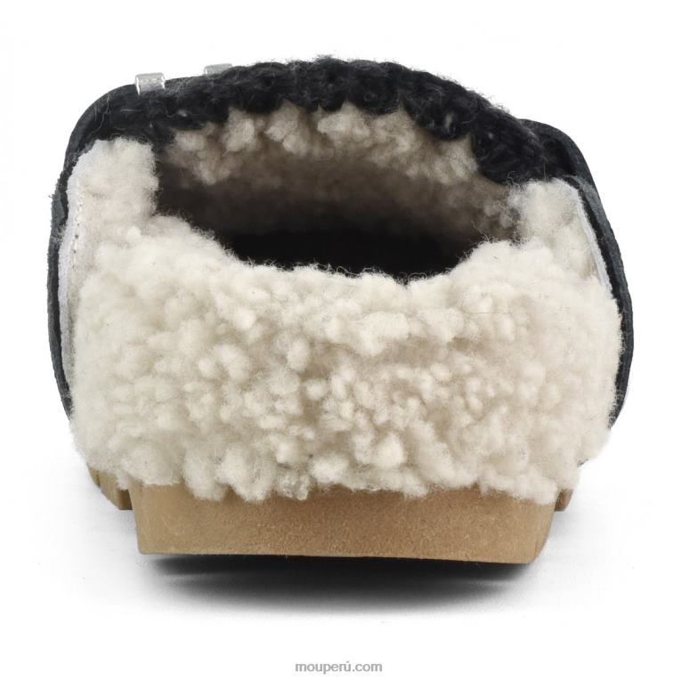 tobogán biológico de invierno mujer 8DRXZ423 charol negro Mou