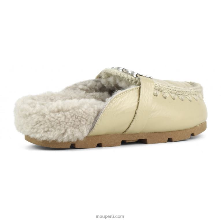 tobogán biológico de invierno mujer 8DRXZ424 arena de charol Mou