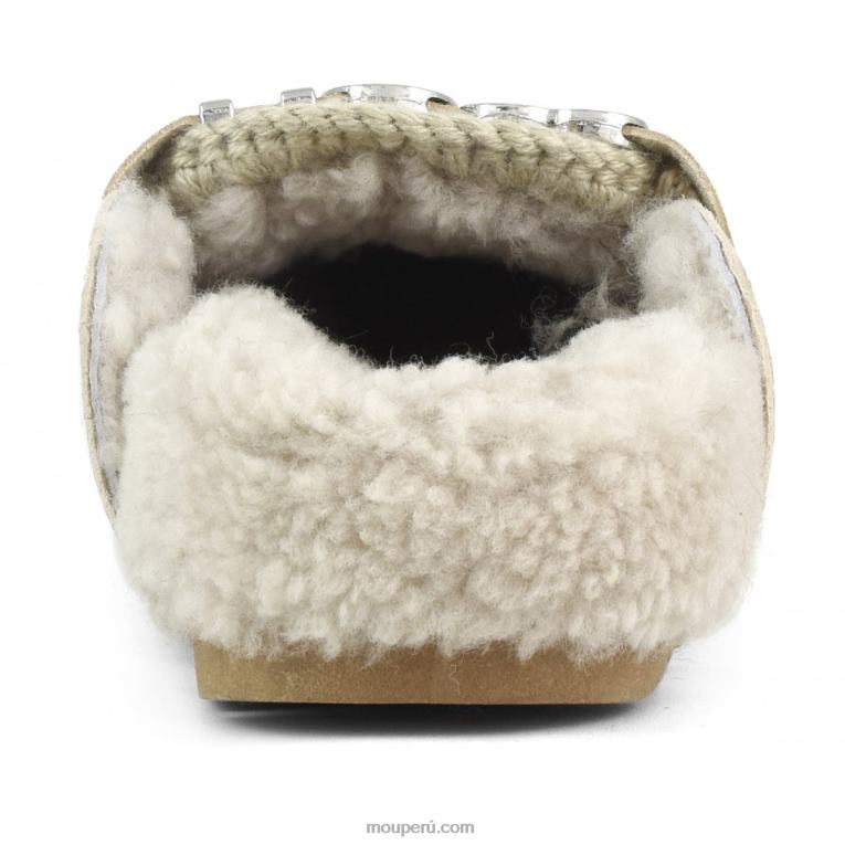 tobogán biológico de invierno mujer 8DRXZ424 arena de charol Mou