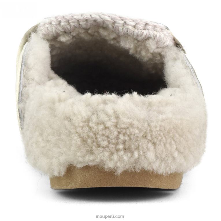 tobogán biológico de invierno mujer 8DRXZ425 blanco charol Mou