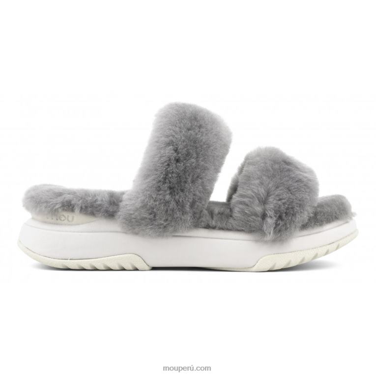 zapatilla de jogging mujer 8DRXZ506 gris claro Mou