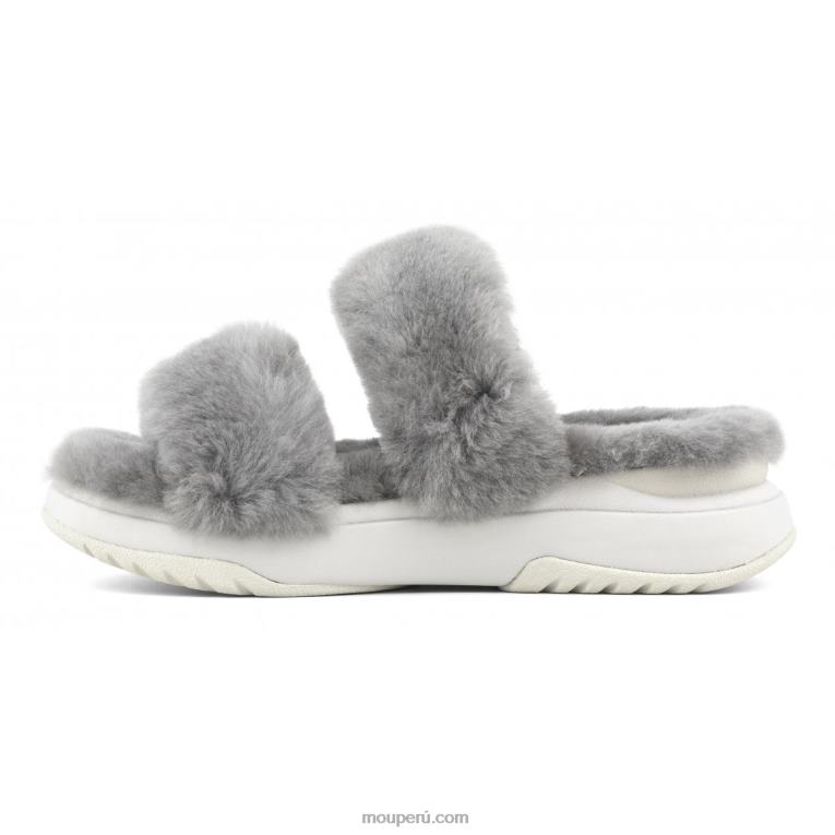 zapatilla de jogging mujer 8DRXZ506 gris claro Mou