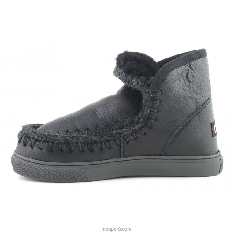 zapatilla esquimal 630 mujer 8DRXZ637 espiral en relieve negro Mou