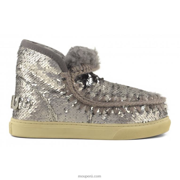 zapatilla esquimal 630 mujer 8DRXZ639 lentejuelas bronce Mou