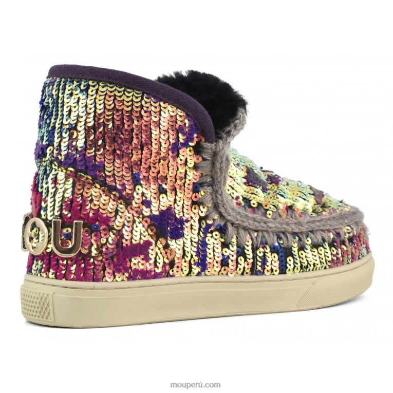 zapatilla esquimal edicion limitada mujer 8DRXZ631 mezcla azul de lentejuelas lux Mou
