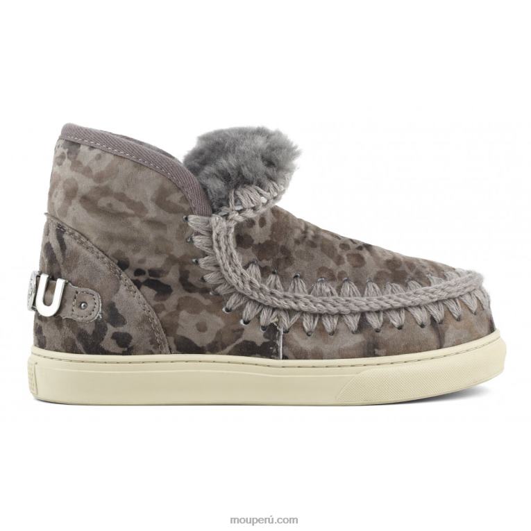 zapatilla esquimal edicion limitada mujer 8DRXZ659 estampado leopardo topo Mou