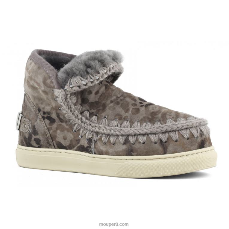 zapatilla esquimal edicion limitada mujer 8DRXZ659 estampado leopardo topo Mou