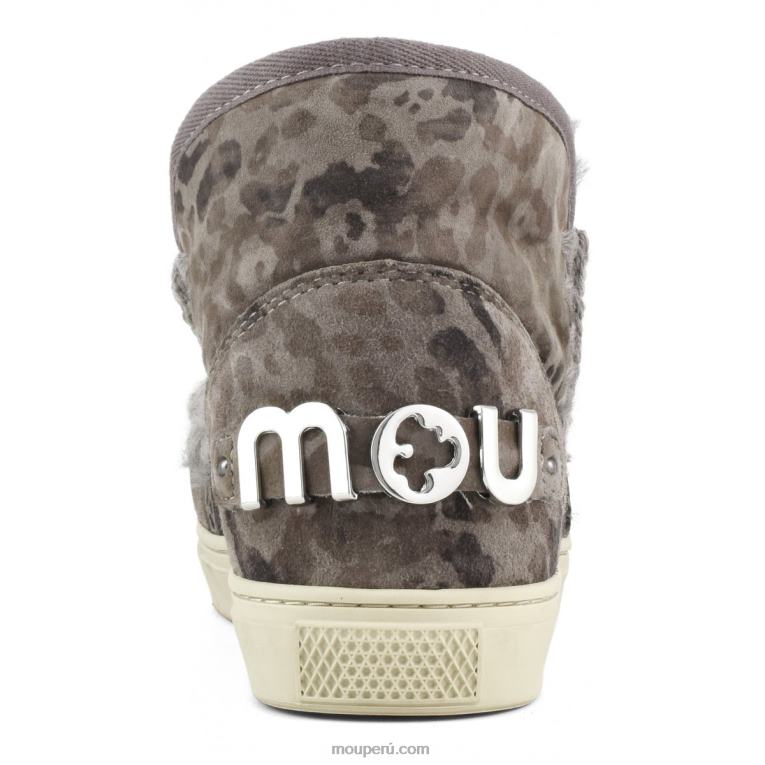zapatilla esquimal edicion limitada mujer 8DRXZ659 estampado leopardo topo Mou