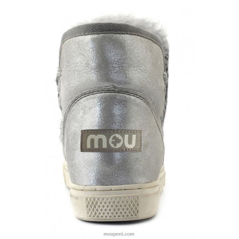 zapatilla esquimal mujer 8DRXZ661 plata micropurpurina Mou