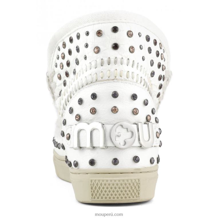 zapatilla esquimal tachuelas y punto mujer 8DRXZ643 tachuelas y punto de colores naturales waxi white Mou