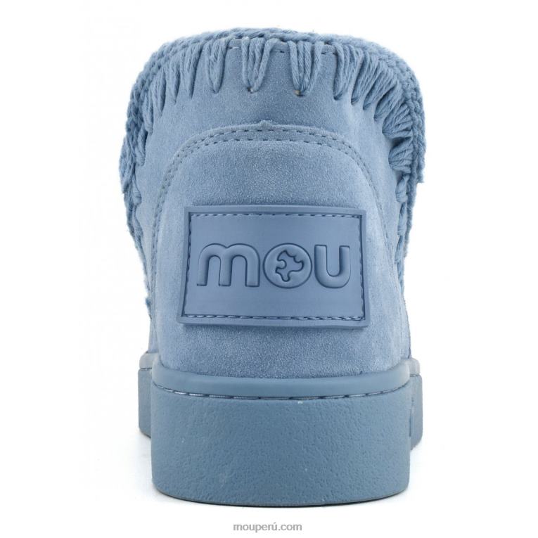 zapatilla monocromática mujer 8DRXZ38 azul nilo Mou