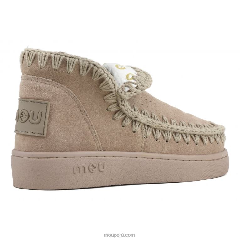 zapatilla monocromática mujer 8DRXZ39 arena rosa (fundente) Mou