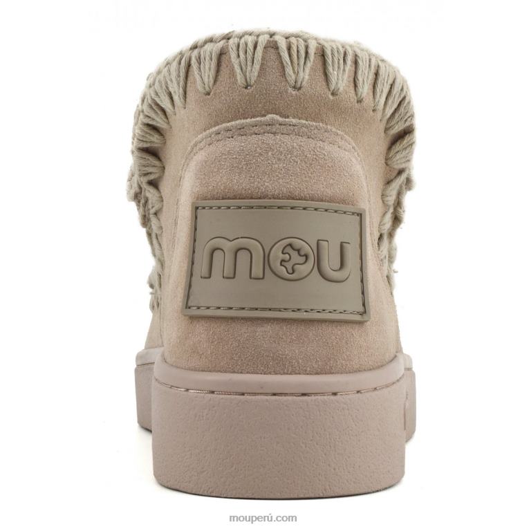 zapatilla monocromática mujer 8DRXZ39 arena rosa (fundente) Mou