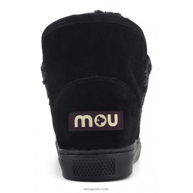 zapatillas esquimales de ganchillo mujer 8DRXZ598 negro Mou
