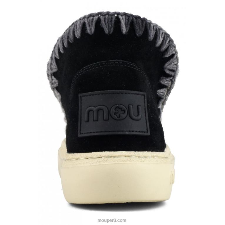 costuras degradadas de gamuza audaz mujer 8DRXZ82 negro Mou