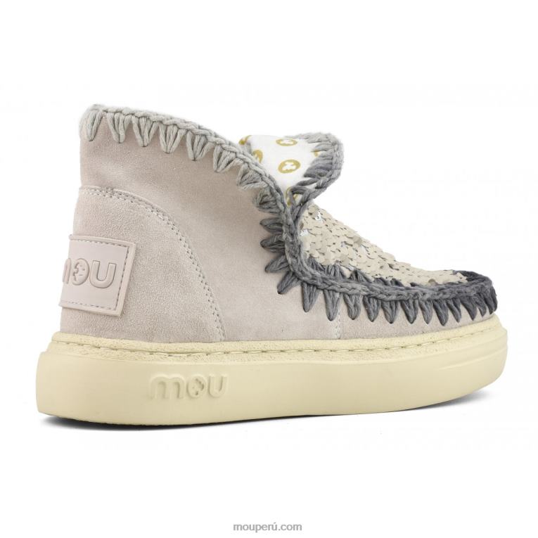 costuras degradadas de gamuza audaz mujer 8DRXZ83 tiza Mou