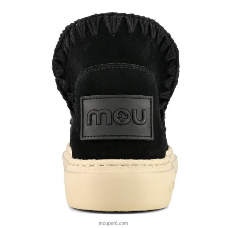 gamuza audaz y lentejuelas mujer 8DRXZ80 negro Mou