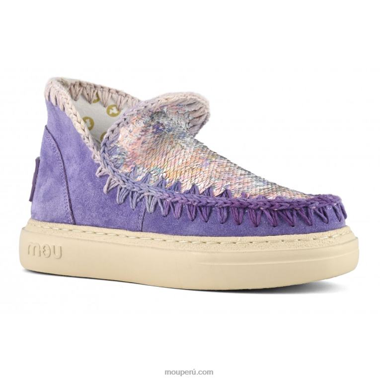 gamuza audaz y lentejuelas mujer 8DRXZ81 glicina Mou