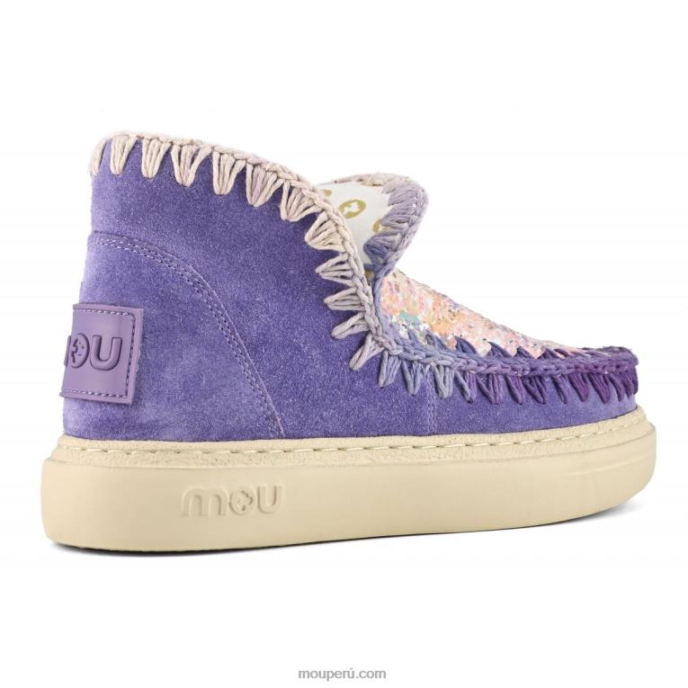 gamuza audaz y lentejuelas mujer 8DRXZ81 glicina Mou