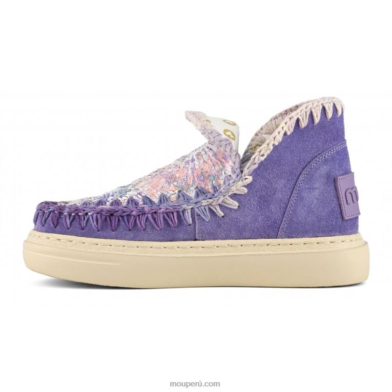 gamuza audaz y lentejuelas mujer 8DRXZ81 glicina Mou