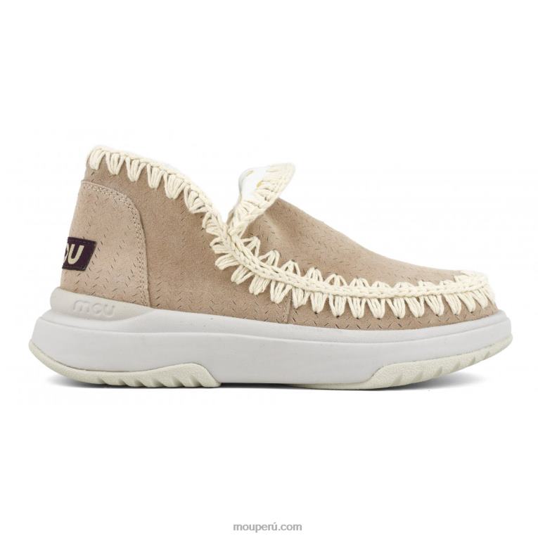 jogger de gamuza mujer 8DRXZ103 arena rosa (fundente) Mou