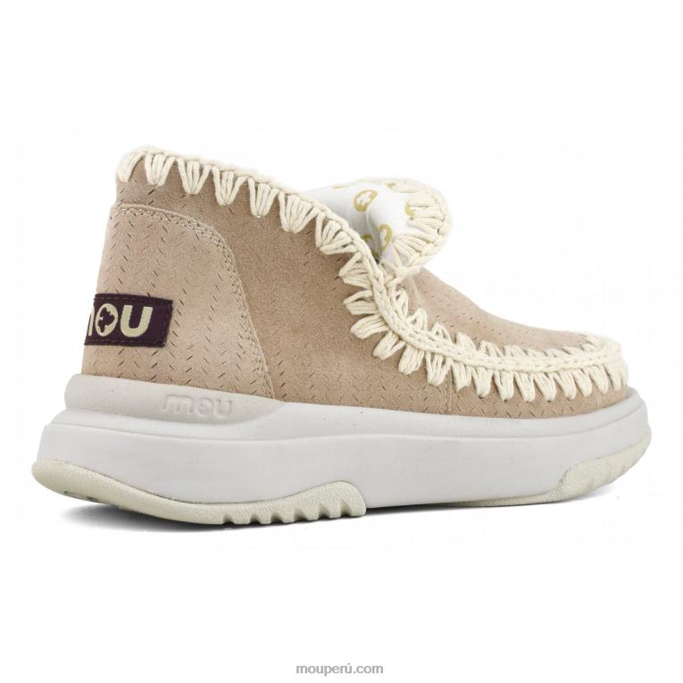 jogger de gamuza mujer 8DRXZ103 arena rosa (fundente) Mou