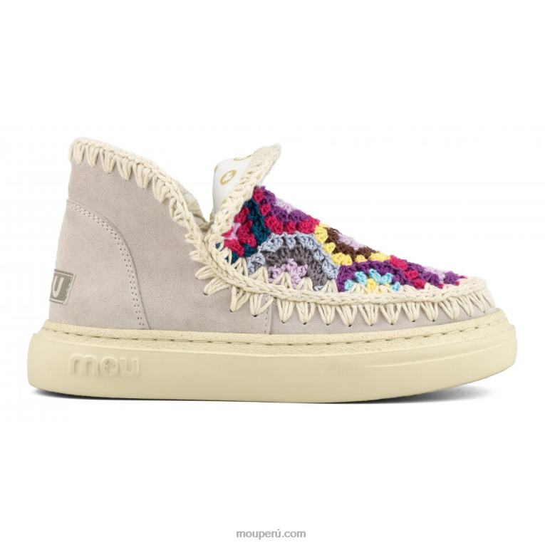 parte superior de ganchillo audaz mujer 8DRXZ77 tiza Mou