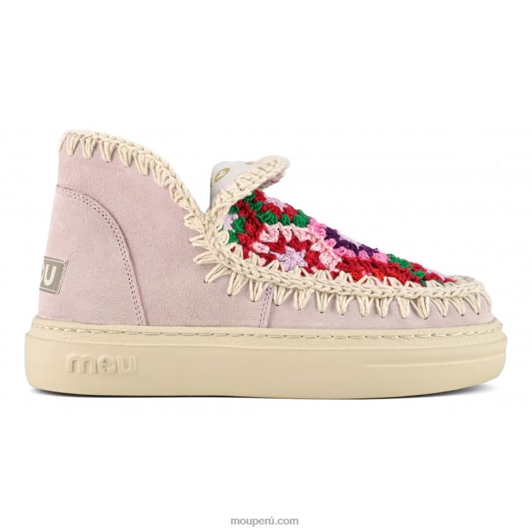 parte superior de ganchillo audaz mujer 8DRXZ79 polvo Mou