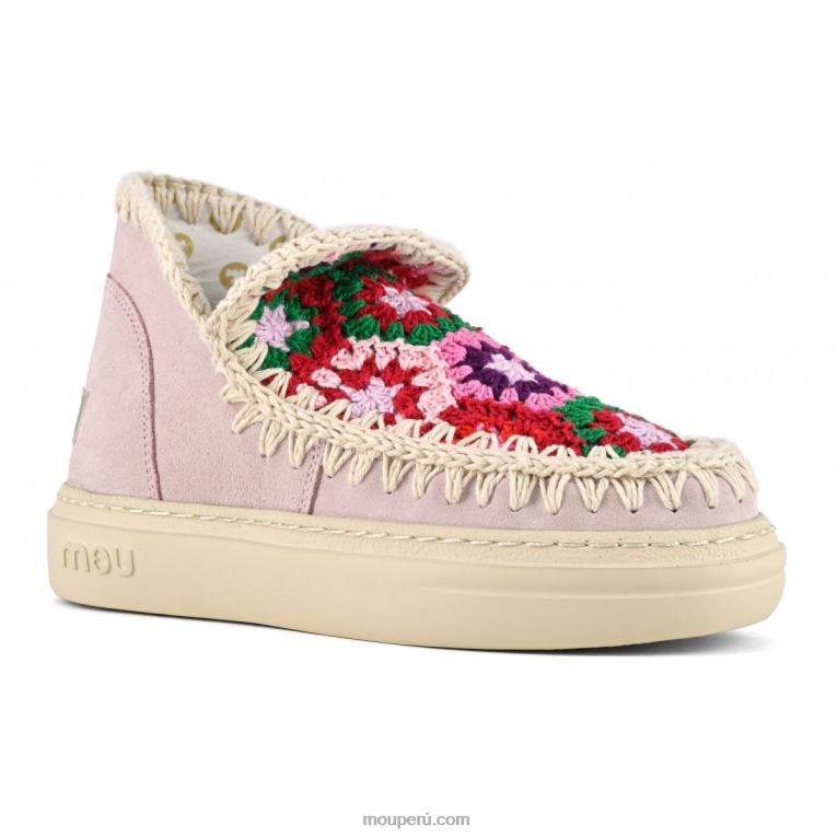 parte superior de ganchillo audaz mujer 8DRXZ79 polvo Mou