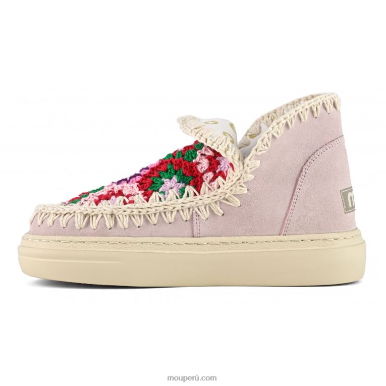 parte superior de ganchillo audaz mujer 8DRXZ79 polvo Mou