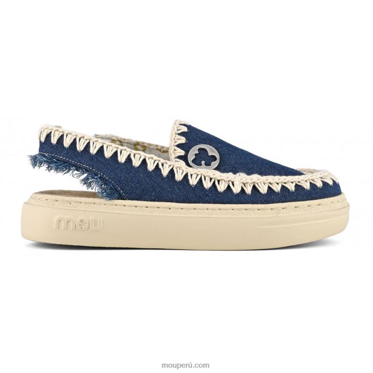 zueco audaz mujer 8DRXZ97 mezclilla Mou