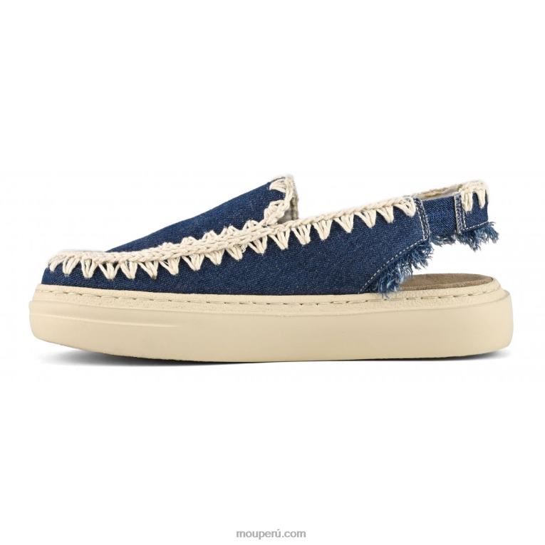 zueco audaz mujer 8DRXZ97 mezclilla Mou