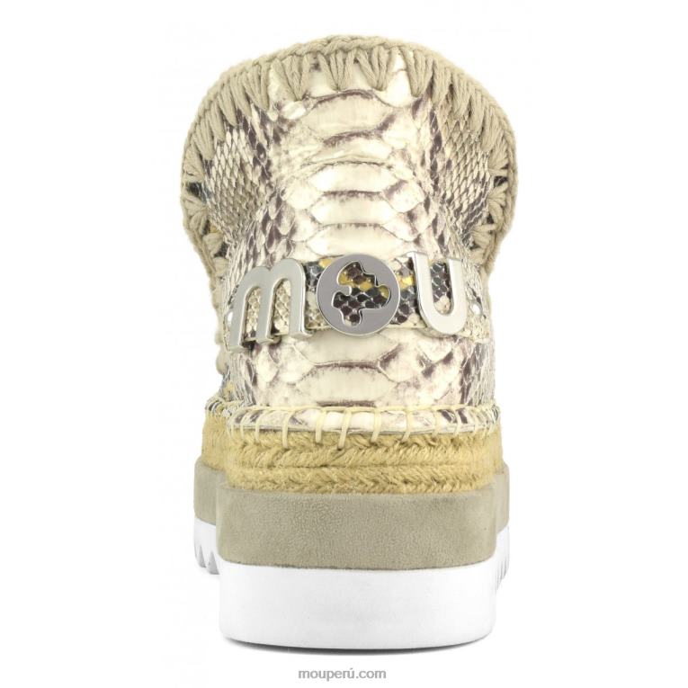 cuero especial esquimal yute mujer 8DRXZ212 serpiente de roca Mou