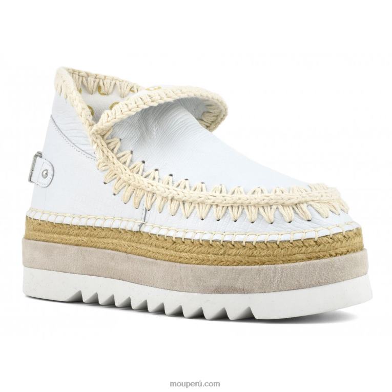 cuero especial esquimal yute mujer 8DRXZ213 lagarto blanco Mou