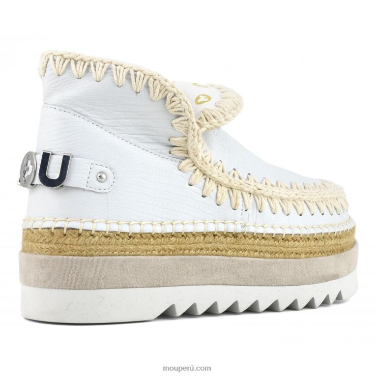 cuero especial esquimal yute mujer 8DRXZ213 lagarto blanco Mou