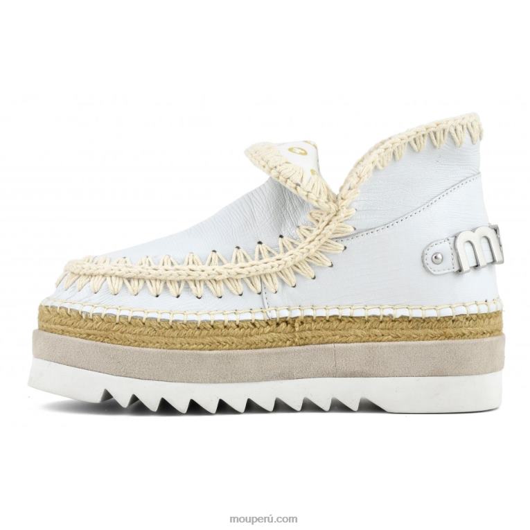 cuero especial esquimal yute mujer 8DRXZ213 lagarto blanco Mou