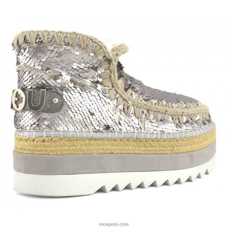 lentejuelas de yute esquimal mujer 8DRXZ217 lentejuelas bronce Mou