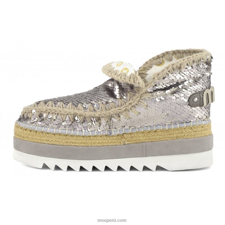 lentejuelas de yute esquimal mujer 8DRXZ217 lentejuelas bronce Mou