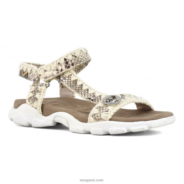 correa trasera de sandalia deportiva mujer 8DRXZ200 serpiente de roca Mou