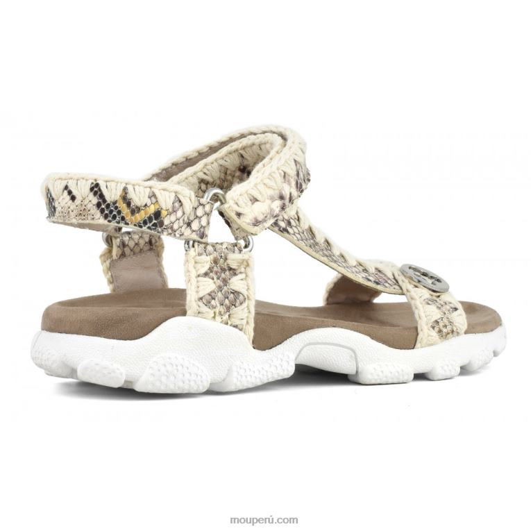correa trasera de sandalia deportiva mujer 8DRXZ200 serpiente de roca Mou
