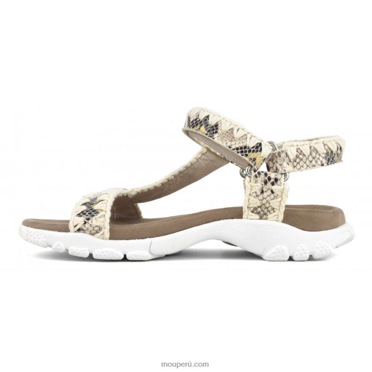 correa trasera de sandalia deportiva mujer 8DRXZ200 serpiente de roca Mou