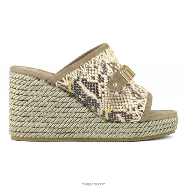 cuña de cuerda mujer 8DRXZ207 serpiente de roca Mou