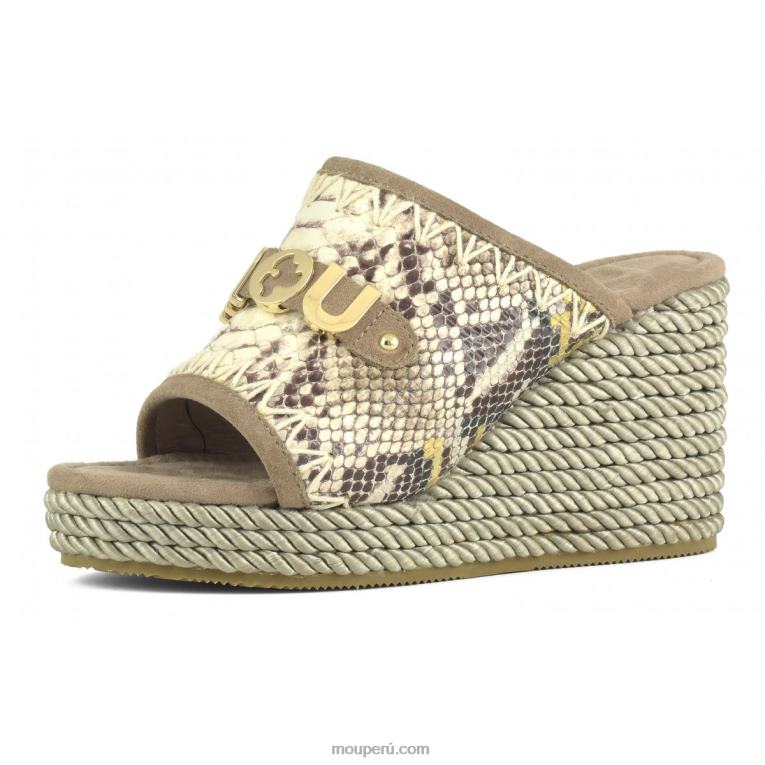 cuña de cuerda mujer 8DRXZ207 serpiente de roca Mou