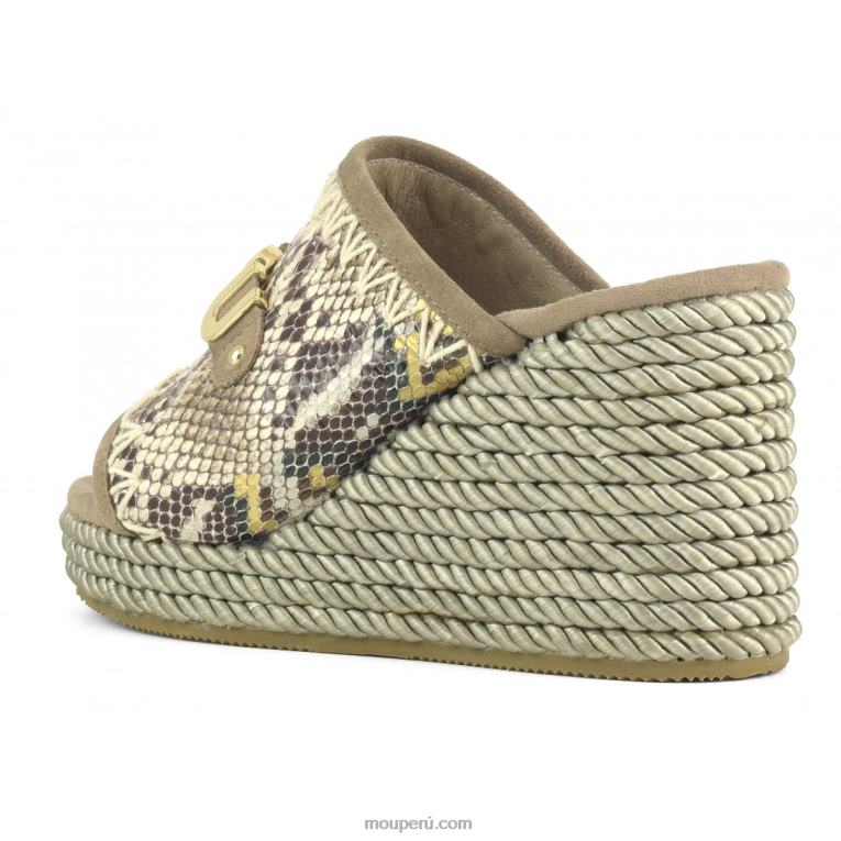cuña de cuerda mujer 8DRXZ207 serpiente de roca Mou