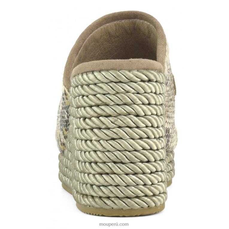 cuña de cuerda mujer 8DRXZ207 serpiente de roca Mou